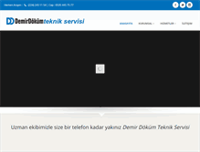 Tablet Screenshot of demirdokumteknikservisibursa.com